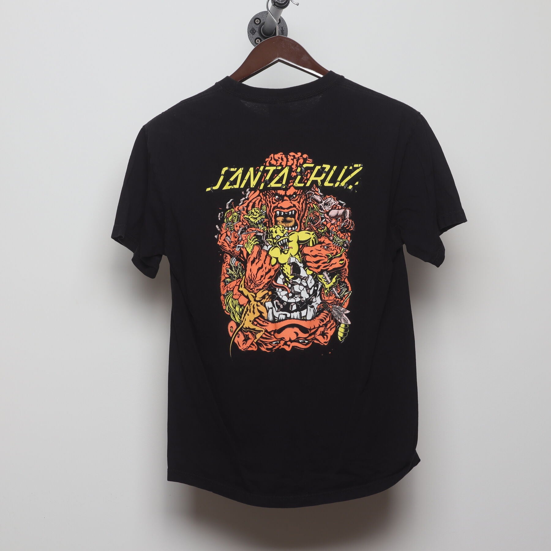 Back view of Vintage Y2K Santa Cruz "Monster Mash Graphic" T-Shirt - S