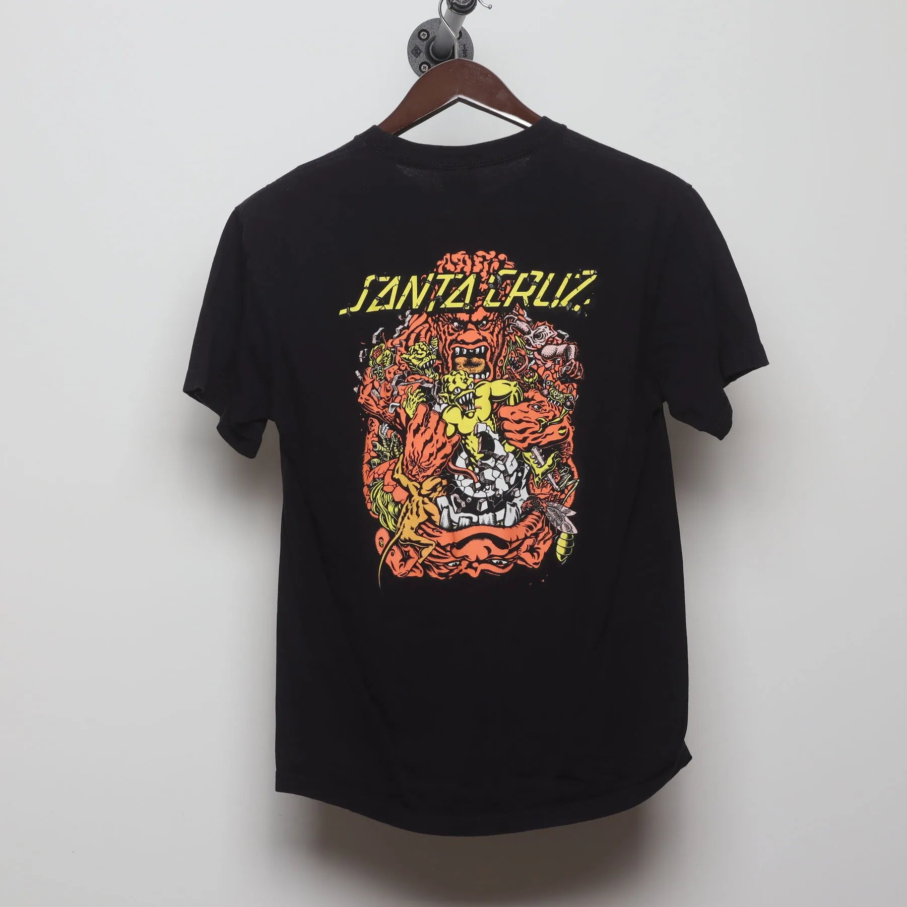 Back view of Vintage Y2K Santa Cruz "Monster Mash Graphic" T-Shirt - S
