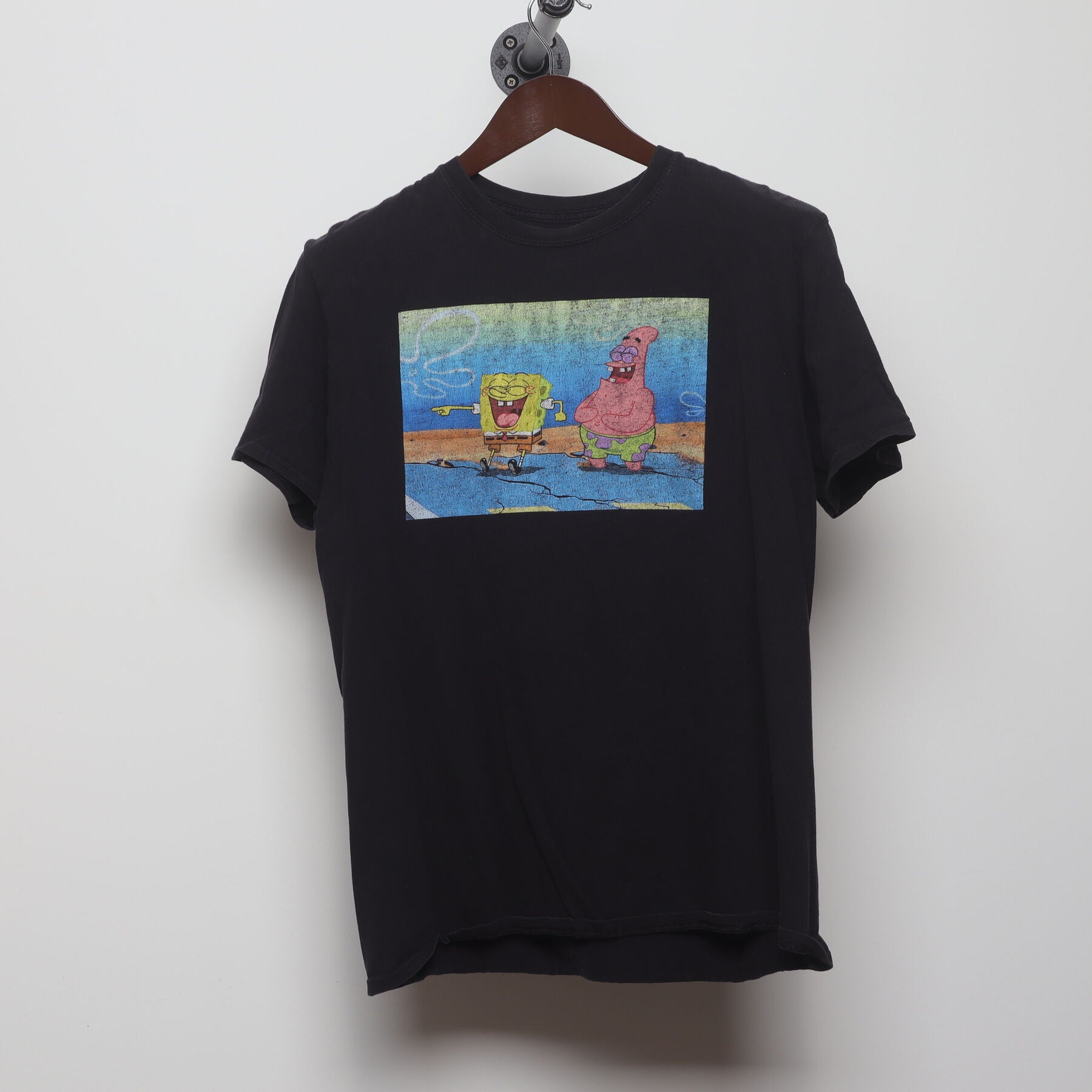 Front view of Vintage Y2K SpongeBob SquarePants "SpongeBob & Patrick" T-Shirt - M