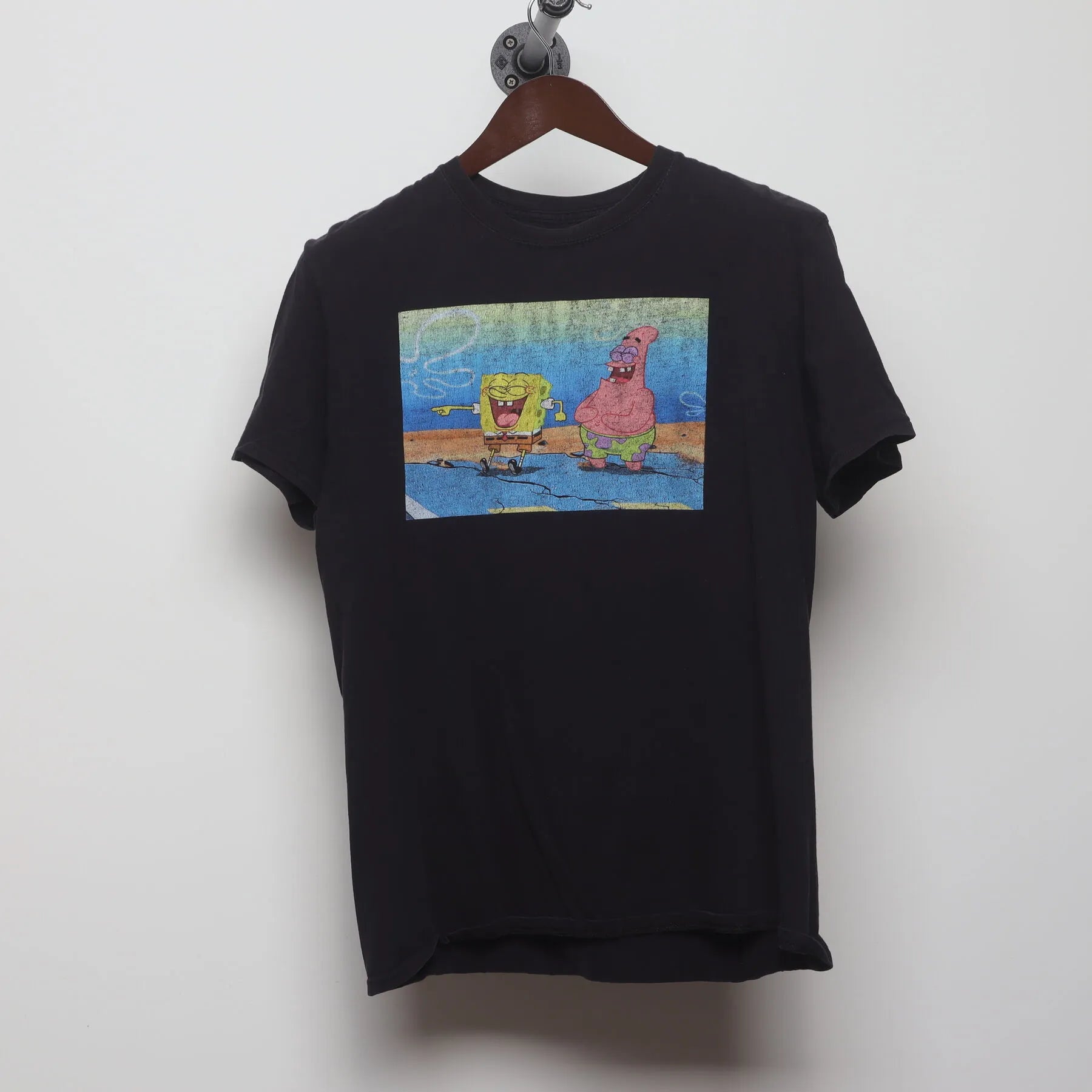 Front view of Vintage Y2K SpongeBob SquarePants "SpongeBob & Patrick" T-Shirt - M