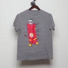 Front view of Vintage Y2K "The Flash Drive" Pun T-Shirt - M