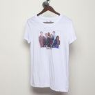 Front view of Vintage Y2K The Office "Cast Photo" T-Shirt - S