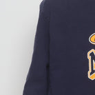 Close-up of the sleeve on the Vintage Y2K University of Michigan "Dynasty vs Wanna-Be" T-Shirt - L