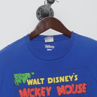 Close-up of the collar and tag on the Vintage 2000s Disney "Mickey Mouse The Band Concert" T-Shirt - L