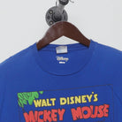 Close-up of the collar and tag on the Vintage 2000s Disney "Mickey Mouse The Band Concert" T-Shirt - L