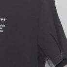 Close-up of the Right sleeve on the Vintage Y2K Yiddish Book Center "Goat Graphic" T-Shirt - M