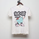 Front view of Vintage 2010s Young the Giant "Lounging Smoker" T-Shirt - XS